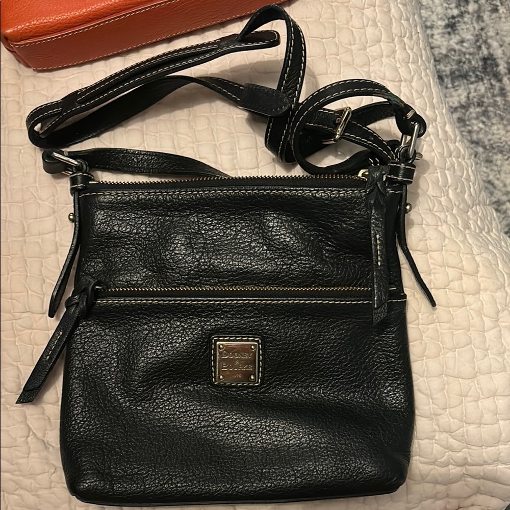 Dooney & Bourke Black Leather Crossbody Bag